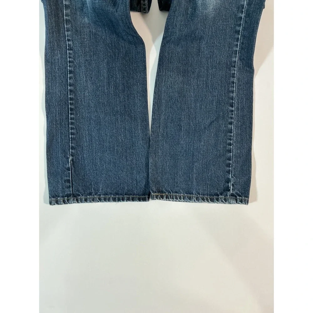 Levi's 527 Slim Bootcut Men's Jeans Dark Wash Denim Blue Cowboy Size 34x34